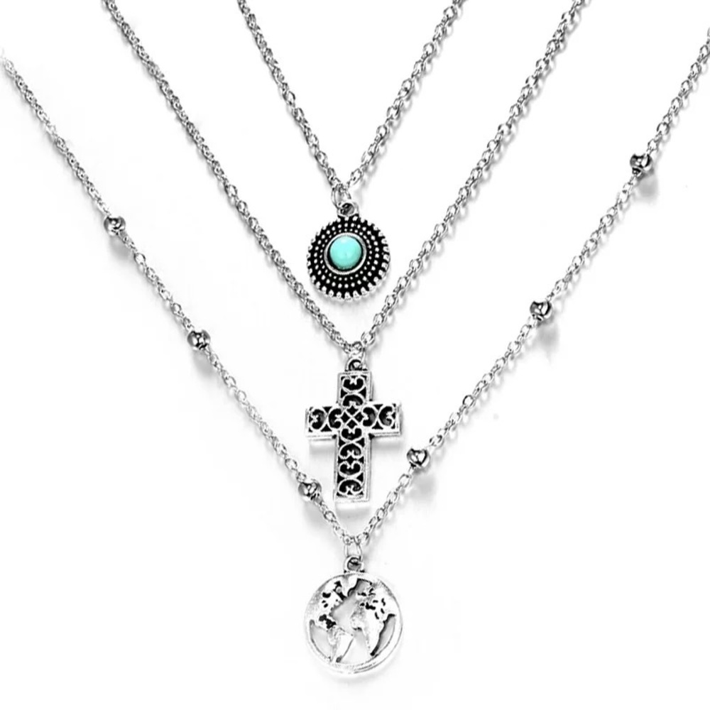 3/$30 🤍 Bohemian Layered Necklace - Picture 4 of 6